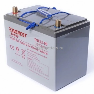 Тяговый аккумулятор EVEREST TNE 12-90 (6-EVF-70)