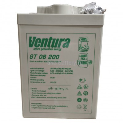 Тяговый аккумулятор Ventura GT 06 200 A