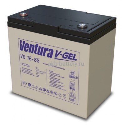 Тяговый аккумулятор Ventura VG 12-55