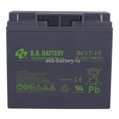 Аккумулятор BB Battery BC 17-12