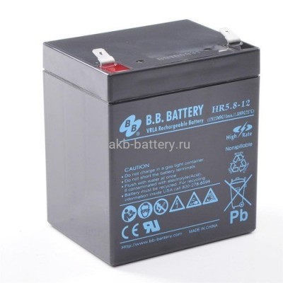 Аккумулятор BB Battery HR 5,8-12