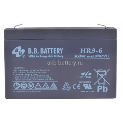 Аккумулятор BB Battery HR 9-6