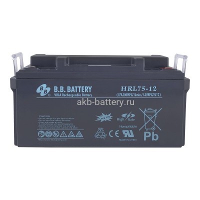 Аккумулятор BB Battery HRL 75-12