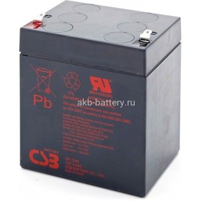Аккумулятор CSB GP 1245 (16W)