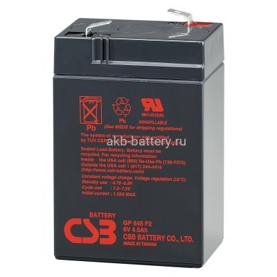 Аккумулятор CSB GP 645