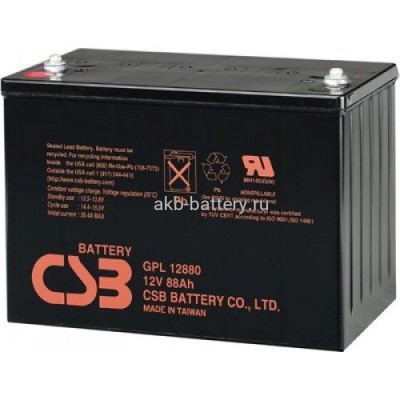 Аккумулятор CSB GPL 12880