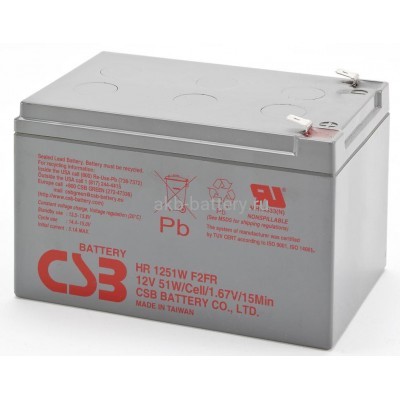 Аккумулятор CSB HR 1251W