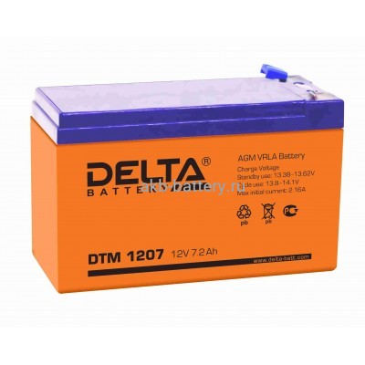 Аккумулятор DELTA DTM 1207
