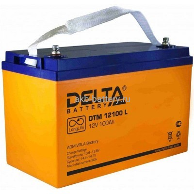 Аккумулятор DELTA DTM 12100 L