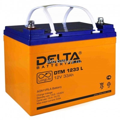 Аккумулятор DELTA DTM 1233 L