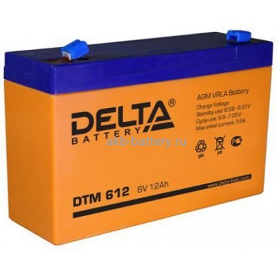 Аккумулятор DELTA DTM 612