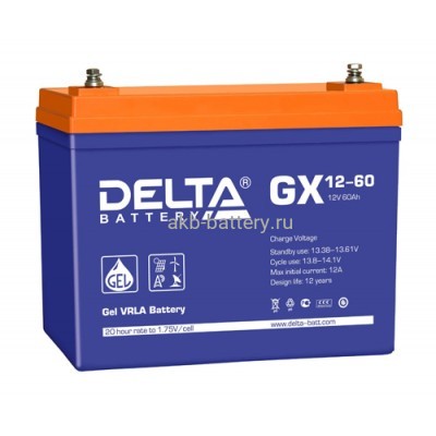 Аккумулятор DELTA GX 12-60