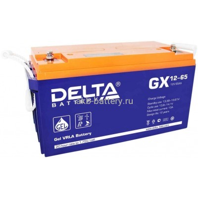 Аккумулятор DELTA GX 12-65