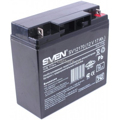 Аккумулятор SVEN SV 12170 (12V 17Ah), T1