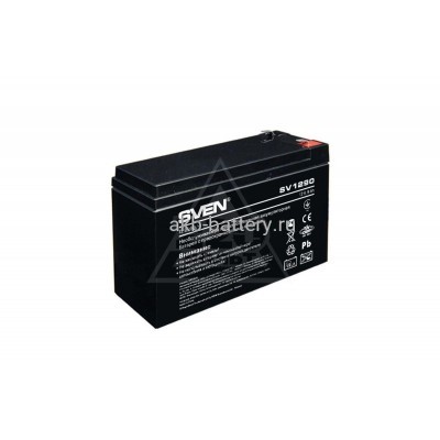 Аккумулятор  SVEN SV 1290 (12V 9Ah), F1