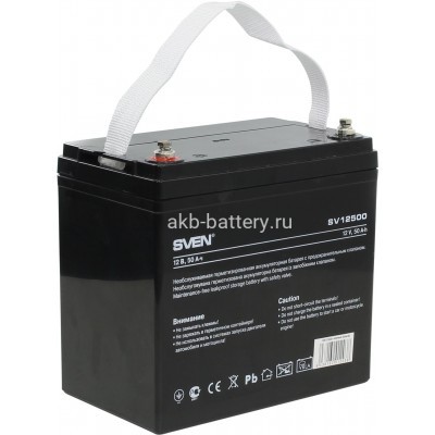 Аккумулятор SVEN SV12500 (12V 50Ah), B4