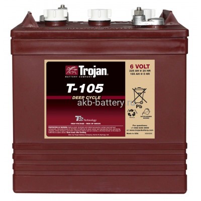 Тяговый аккумулятор Trojan T105 Plus
