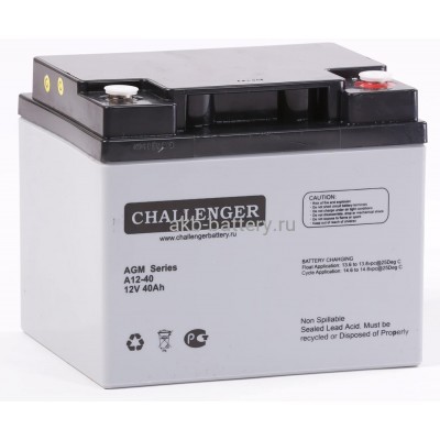 Аккумулятор Challenger A12-40