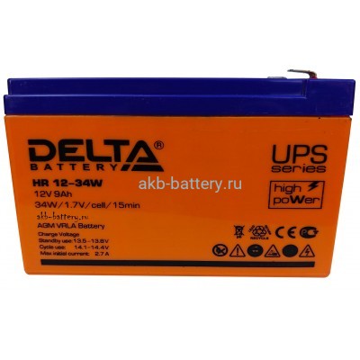 Аккумулятор DELTA HR 12-34W