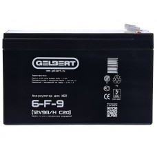 Аккумулятор для ИБП Gelbert 6-F-9 (12V9A/H C20)