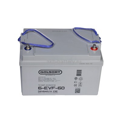 Тяговый аккумулятор Gelbert 6-EVF-60