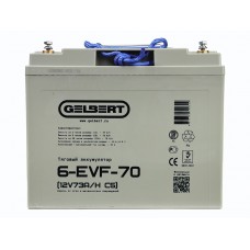 Тяговый аккумулятор Gelbert 6-EVF-70 