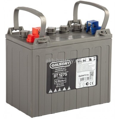 Тяговый WET АКБ Gelbert DT1275 (T1275) 12V100A/H C3