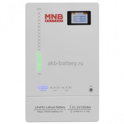Аккумуляторная батарея LiFePO4 MNB LFPW-51.2-100 LCD Touch 51.2 В, 100 Ач.