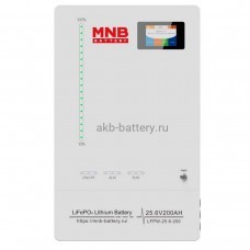 Аккумуляторная батарея LiFePO4 MNB LFPW-25.6-200 LCD Touch 25.6 В, 200 Ач