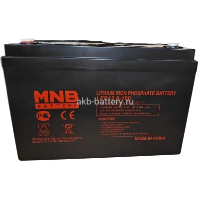 Аккумуляторная батарея LiFePO4 MNB LFP-12.8-100  12.8 В, 100 Ач. Bluetooth