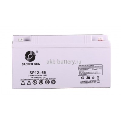 Аккумулятор Sacred Sun SP12-65