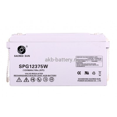 Аккумулятор Sacred Sun SPG12375W