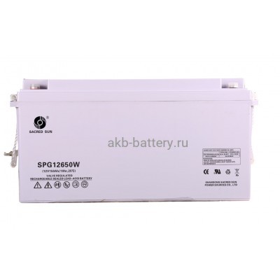 Аккумулятор Sacred Sun SPG12650W