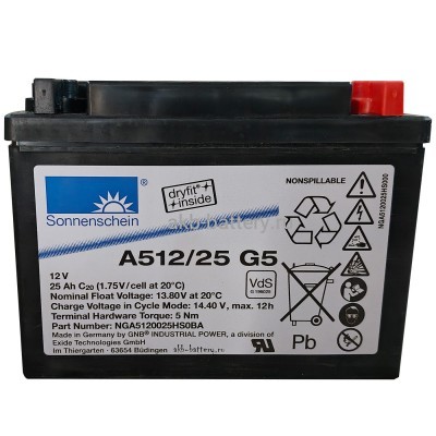Аккумулятор SONNENSCHEIN a512/25.0 G5