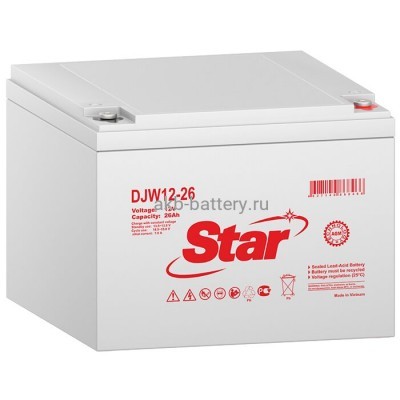 АКБ STAR DJW12-26