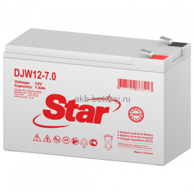 АКБ STAR DJW12-7.0