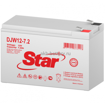 АКБ STAR DJW12-7.2