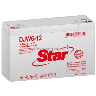 АКБ STAR DJW6-12