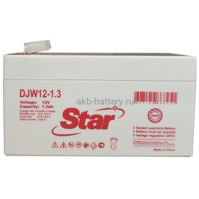 АКБ STAR DJW12-1.3