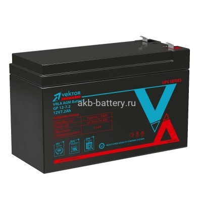 АКБ Vektor GP 12-7,2