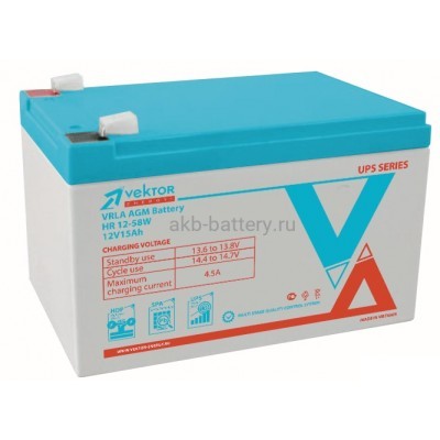 АКБ Vektor HR 12-58W