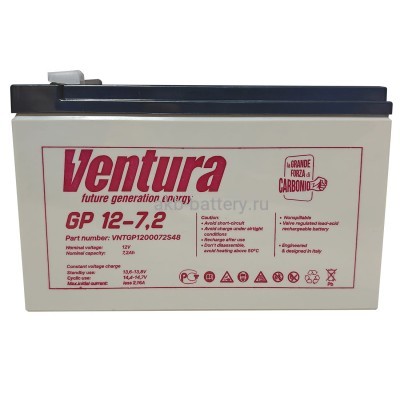 Аккумулятор VENTURA GP 12-7,2