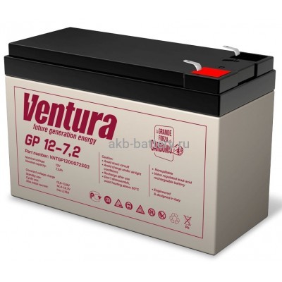 Аккумулятор VENTURA GP 12-7