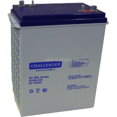 Тяговый аккумулятор Challenger EVG6-335