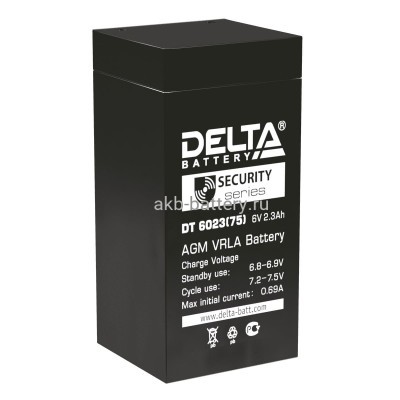 АКБ DELTA DT 6023
