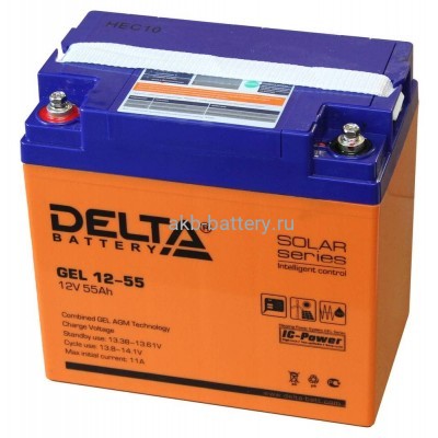 Аккумулятор DELTA GEL 12-55