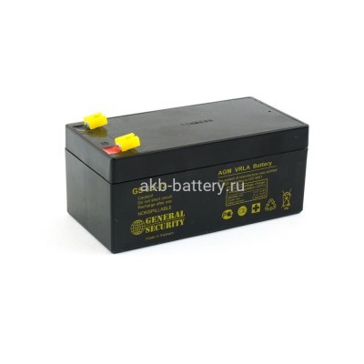 Аккумулятор General Security GS 3,2-12