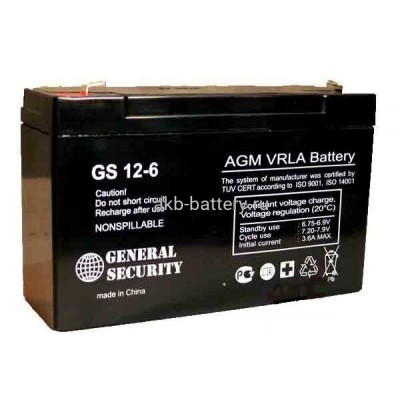 Аккумулятор General Security GS 12-6