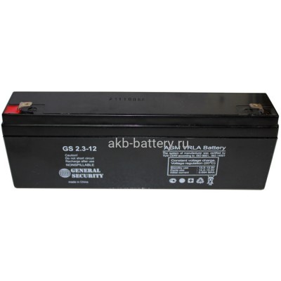 Аккумулятор General Security GS 2,3-12