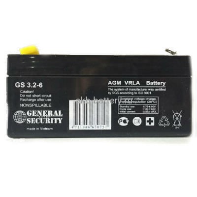 Аккумулятор General Security GS 3.2-6 L
